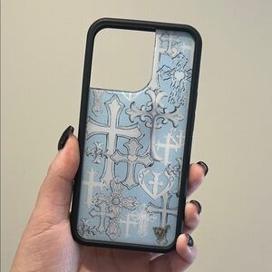 Wildflower Cross Girl iPhone 13 Pro case
